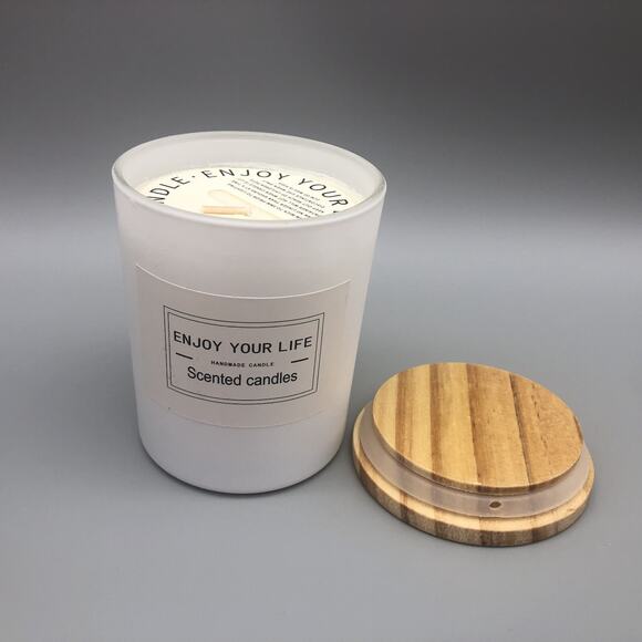 Soohogia Home Scented Jar Candles with Wooden Cover 13 oz All Natural Soy Candle - Picture 9 of 13